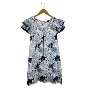 Persifor Tropical Print A-Line Dress